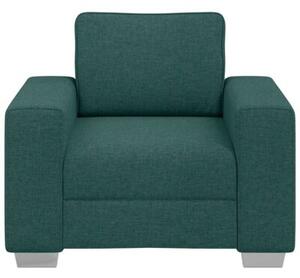 Sofa ciemna zieleÅ 100 x 77 x 82 cm tkanina