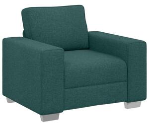 Sofa ciemna zieleÅ 100 x 77 x 82 cm tkanina
