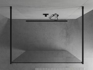 Mexen Kioto ścianka prysznicowa wolnostojąca 100 x 200 cm, transparent 8 mm, czarna - 800-100-002-70-00