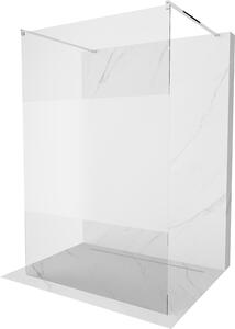 Mexen Kioto ścianka prysznicowa wolnostojąca 100 x 200 cm, transparent/szron 8 mm, chrom - 800-100-002-01-35