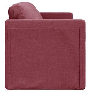 Sofa podÅogowa 2-w-1, winna czerwieÅ, 112x174x55 cm, tkanina