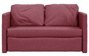 Sofa podÅogowa 2-w-1, winna czerwieÅ, 112x174x55 cm, tkanina