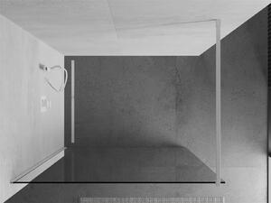 Mexen Kioto ścianka prysznicowa Walk-in 80 x 200 cm, transparent 8 mm, biała - 800-080-101-20-00