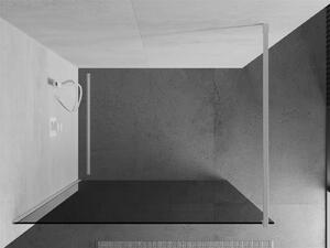 Mexen Kioto ścianka prysznicowa Walk-in 70 x 200 cm, grafit 8 mm, biała - 800-070-101-20-40