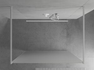 Mexen Kioto ścianka prysznicowa wolnostojąca 100 x 200 cm, szron 8 mm, biała - 800-100-002-20-30