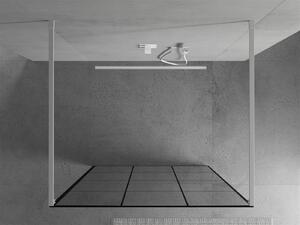 Mexen Kioto ścianka prysznicowa wolnostojąca 100 x 200 cm, czarny wzór 8 mm, biała - 800-100-002-20-77