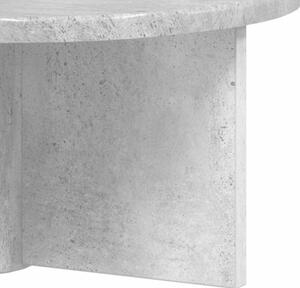 Nowoczesna półka ścienna w kolorze betonowego szarego 38x19x19 cm