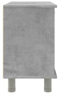 Szafka łazienkowa, szarość betonu, 60x32x53,5 cm, płyta wiórowa