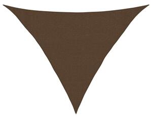 Żagiel przeciwsłoneczny, 160 g/m², brązowy, 3x3x4,2 m, hdpe