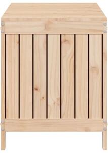 Skrzynia ogrodowa, 115x49x60 cm, lite drewno sosnowe