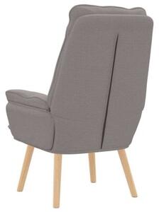 Fotel ciemnoszary 69 x 74 x 93 cm tkanina i sklejka