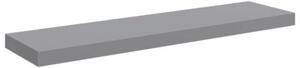 Półki ścienne, 4 szt., szare, 90x23,5x3,8 cm, mdf