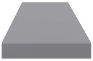 Półki ścienne, 4 szt., szare, 90x23,5x3,8 cm, mdf