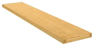 Półka ścienna, 100x20x4 cm, bambusowa