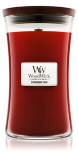 Świeca zapachowa Cinnamon Chai WoodWick duży wazon