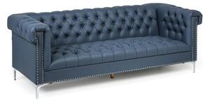 Sofa RICK, 3-osobowa, niebieska