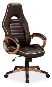 Fotel biurowy Q-150 brązowy SIGNAL