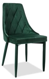 Krzesło TRIX VELVET zielone SIGNAL