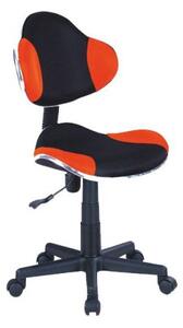 Fotel dla dziecka Q-G2 czarny/pomarańczowy SIGNAL