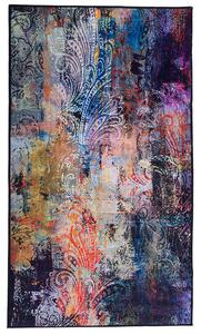 Dywan wielokolorowy 80 x 150 cm abstrakcyjny wzór efekt akwareli Mardin Beliani