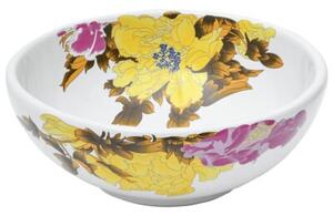 Umywalka nablatowa, kolorowa, okrągła, Φ41x14 cm, ceramiczna