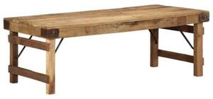 Stolik kawowy brÄ zowy 110 x 55 x 40 cm lite drewno recyklingowe