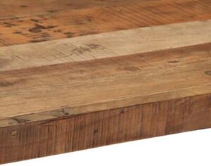 Stolik kawowy brÄ zowy 110 x 55 x 40 cm lite drewno recyklingowe