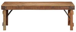 Stolik kawowy brÄ zowy 110 x 55 x 40 cm lite drewno recyklingowe