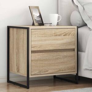 Stolik nocny sonoma 50 x 39.5 x 50 cm materiaÅ drewnopochodny