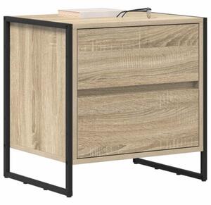 Stolik nocny sonoma 50 x 39.5 x 50 cm materiaÅ drewnopochodny