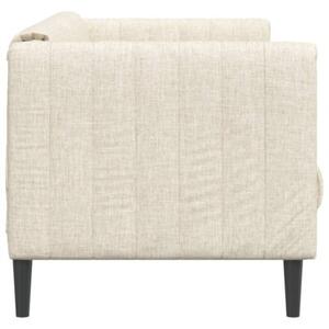 Sofa dwuosobowa, obita lnem