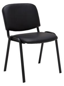 4-częściowy zestaw krzeseł Amora dla gości czarny