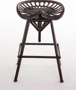 Krzesło barowe Janiyah brązowe