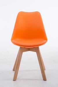 Krzesła Evangeline pomarańczowe