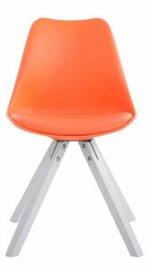 Krzesła Kenna pomarańczowe