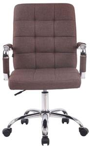 Krzesło biurowe Margot brązowe