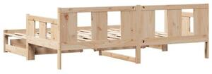 Sofa rozsuwana z szufladami, bez materaca, 90x200 cm