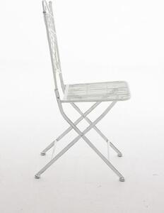 Krzesło ogrodowe Maliyah Antyczna biel