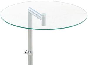 Stół szklany Karla z przezroczystego szkła
