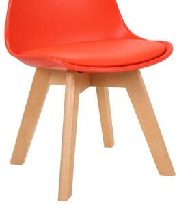 Krzesełko dziecięce Haisley czerwone