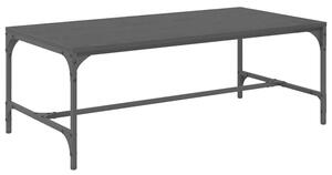 Stolik kawowy czarny dÄ b 100 x 50 x 35 cm