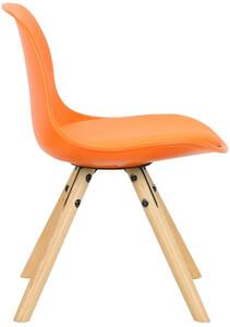 Wysokie krzesło Hallie pomarańczowe