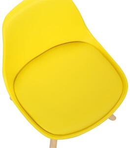 Wysokie krzesło Hallie Żółte