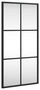Lustro Åcienne, czarne, 30x60 cm, prostokÄ tne, Å¼elazo