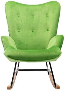 Fotel bujany Everlee zielony