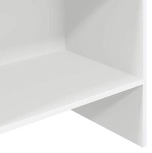 Regał na książki, biały, 60x35x180 cm, materiał drewnopochodny