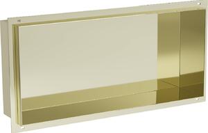 Mexen X-Wall-NR półka wnękowa bez kołnierza 45 x 20 cm, złota - 1951452010