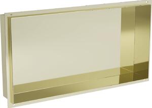 Mexen X-Wall-NR półka wnękowa bez kołnierza 60 x 30 cm, złota - 1951603010