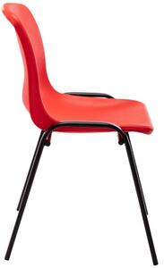 Krzesło sztaplowane Raelyn czerwone
