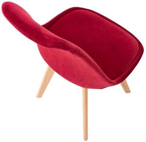 4szt. zestaw krzeseł Bridget czerwony